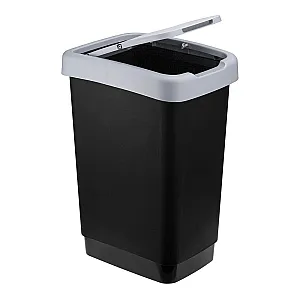 Контейнер для мусора Idea Твин М 2469 серый 25 л