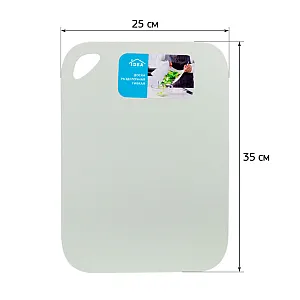 Доска разделочная Idea М 1578 гибкая белый ротанг 35*25 см