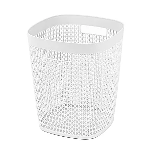 Корзина для бумаг Idea Пирула М 2500 белый 10 л