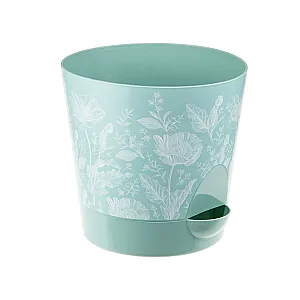 Кашпо Idea Ника Деко М 3077 150 мм с прикорневым поливом маки 1.6 л