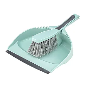 Щетка-сметка и совок с резинкой Idea Дуэт М 5176 морская волна