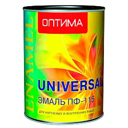 Эмаль Оптима ПФ-115 желтая 1.9 кг
