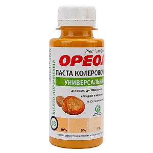 Паста колеровочная Ореол №03 универсальная желто-коричневый 100 мл