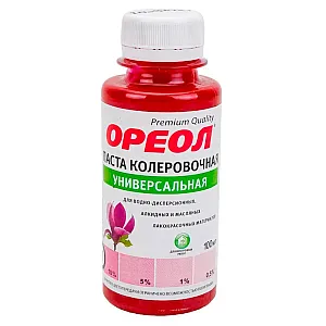 Паста колеровочная Ореол №10 универсальная фуксия 100 мл