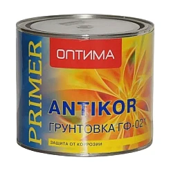Грунтовка Оптима ГФ-021 универсальная красно-коричневая 2.6 кг