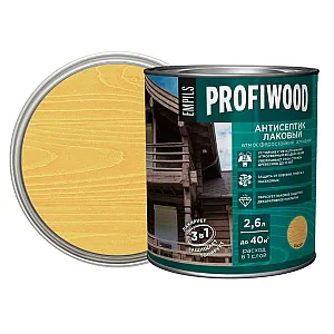 Антисептик Profiwood лаковый тонирующий сосна 2.6 л