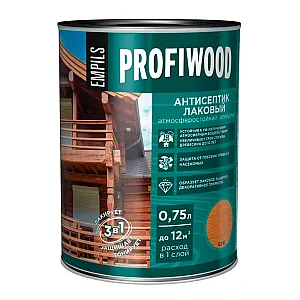 Антисептик Profiwood лаковый тонирующий бук 0.75 л