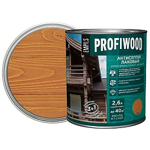 Антисептик Profiwood лаковый тонирующий бук 2.6 л