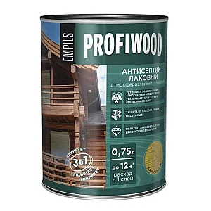 Антисептик Profiwood лаковый тонирующий калужница 0.75 л