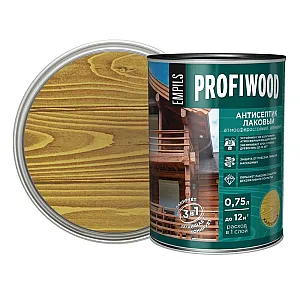 Антисептик Profiwood лаковый тонирующий калужница 0.75 л