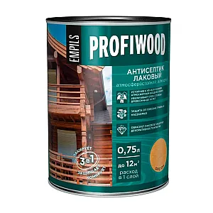 Антисептик Profiwood лаковый тонирующий орегон 0.75 л