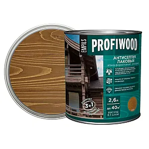 Антисептик Profiwood лаковый тонирующий орех 2.6 л