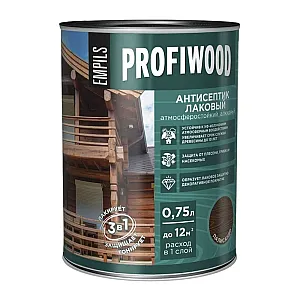 Антисептик Profiwood лаковый тонирующий палисандр 0.75 л