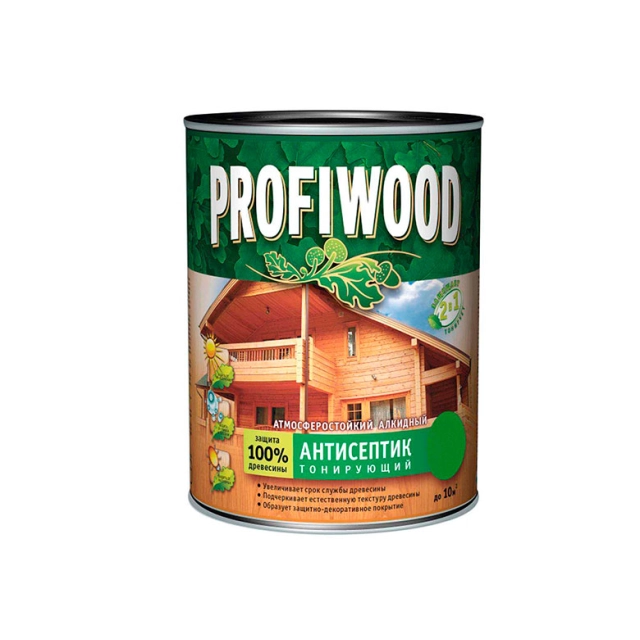 Антисептик Profiwood лаковый тонирующий палисандр 0.75 л Антисептик Profiwood лаковый тонирующий палисандр 0.75 л