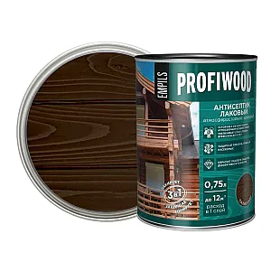 Антисептик Profiwood лаковый тонирующий палисандр 0.75 л