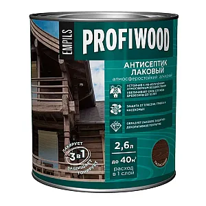 Антисептик Profiwood лаковый тонирующий палисандр 2.6 л