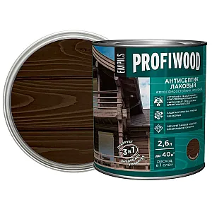 Антисептик Profiwood лаковый тонирующий палисандр 2.6 л