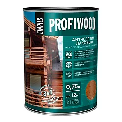 Антисептик Profiwood лаковый тонирующий тик 0.75 л