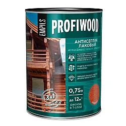 Антисептик Profiwood лаковый тонирующий рябина 0.75 л
