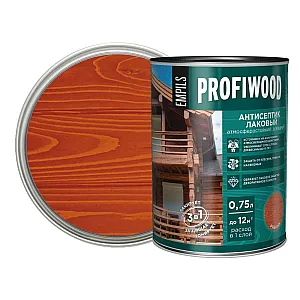 Антисептик Profiwood лаковый тонирующий рябина 0.75 л