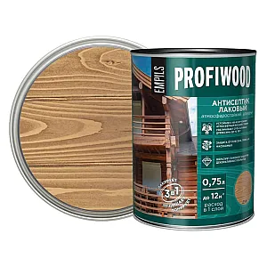 Антисептик Profiwood лаковый тонирующий дуб 0.75 л