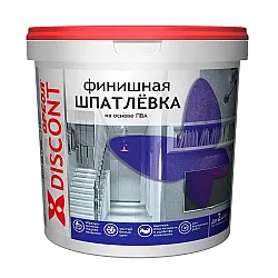 Шпатлевка финишная Ореол на основе ПВА для внутренних работ белая 1.3 кг