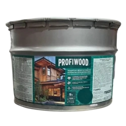 Защитно-декоративное покрытие для древесины Profiwood тик 9 л