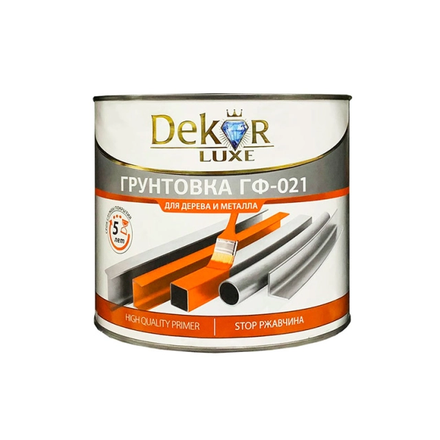 Грунтовка Dekor ГФ-021 серая 1.8 кг Грунтовка Dekor ГФ-021 серая 1.8 кг