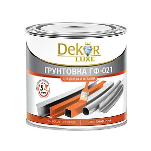 Грунтовка Dekor ГФ-021 красно-коричневая 1.8 кг