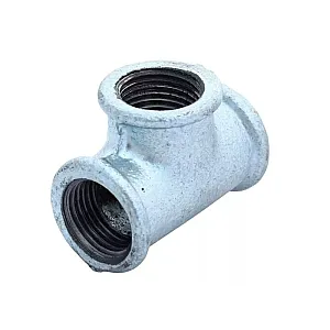 Тройник Fittex Ду 20 ВР чугунный оцинкованный