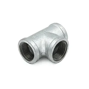 Тройник Fittex Ду 50 ВР чугунный оцинкованный