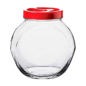 Банка Pasabahce Белла 80386 1071390 с красной крышкой 200 мл