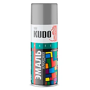 Эмаль Kudo KU-1018 универсальная серая 520 мл