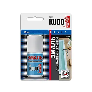 Эмаль для ванн Kudo KU-7K1301-12 с кисточкой 15 мл