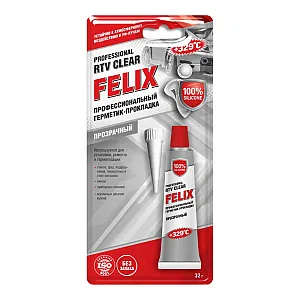 Герметик-прокладка Felix 411040061 профессиональный прозрачный 32 г