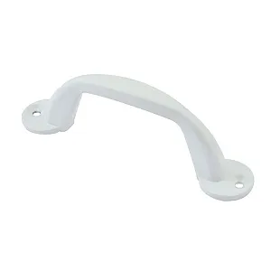 Ручка-скоба Нора-М 50 мм овальная белая