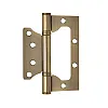 Петля дверная Нора-М 100*75*2.5 мм накладная бронза 2 шт