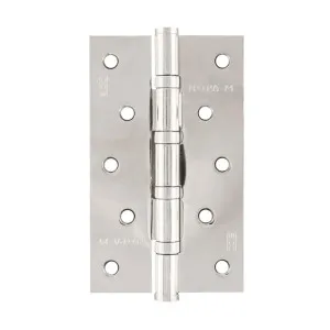 Петля дверная Нора-М Eco 125*75*2.5 мм хром матовый 2 шт