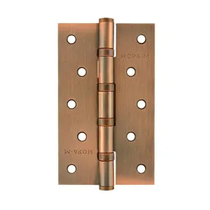 Петля дверная Нора-М Eco 125*75*2.5 мм старая медь 2 шт