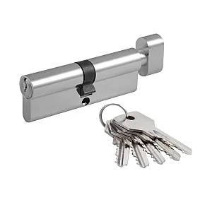 Цилиндровый механизм Нора-М Eco Z ЛВ-90 хром 45-45