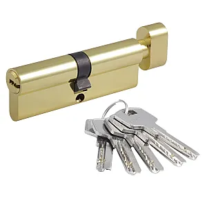 Цилиндровый механизм Нора-М Eco STD Z ЛПВ-90 золото 45-45