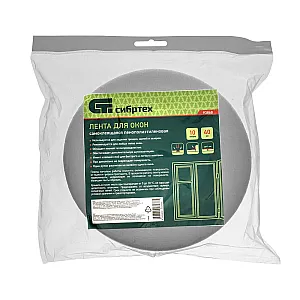 Лента для окон Сибртех 93868 самоклеящаяся 40 мм 10 м