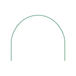 Дуги парниковые Russia 64407 в ПВХ 0.75*0.9 м диаметр 10 мм 6 шт