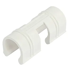 Зажим Palisad 64426 для крепления пленки к каркасу парника 20 мм белый 10 шт