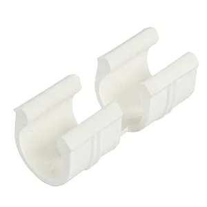 Зажим Palisad 64426 для крепления пленки к каркасу парника 20 мм белый 10 шт