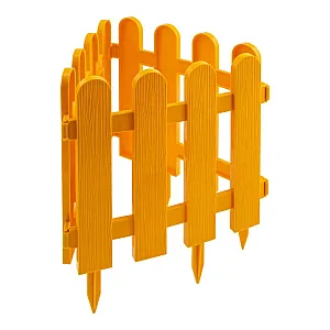 Забор декоративный Palisad Классика 65002 29*224 см желтый