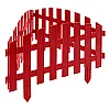 Забор декоративный Palisad Винтаж 65015 терракот 28*300 см