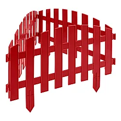 Забор декоративный Palisad Винтаж 65015 терракот 28*300 см
