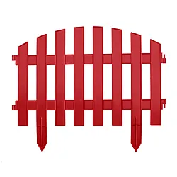 Забор декоративный Palisad Винтаж 65015 терракот 28*300 см