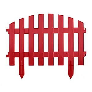 Забор декоративный Palisad Винтаж 65015 терракот 28*300 см